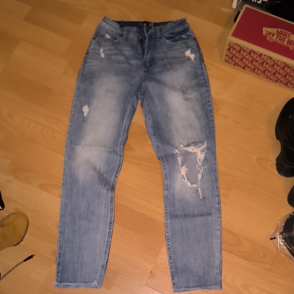 Rewash | Light Blue Distressed Skinny Jeans